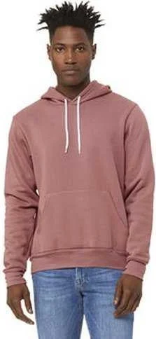 Extra Savings Bella + Canvas 3719 Unisex Sponge Fleece Pullover Hooded Sweatshirt - Mauve Extra Savings Bella + Canvas 3719 Unisex Sponge Fleece Pullover Hooded Sweatshirt - Mauve