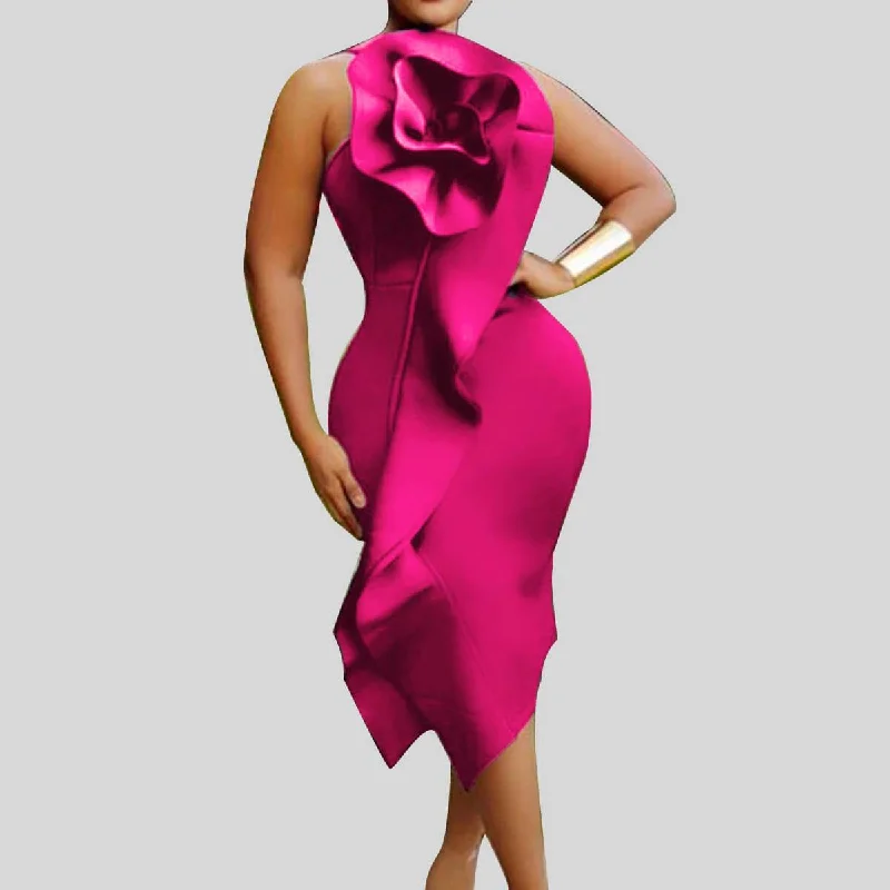 Clearance Event Plus Size Bodycon Embellish Midi Tuxedo Dress
