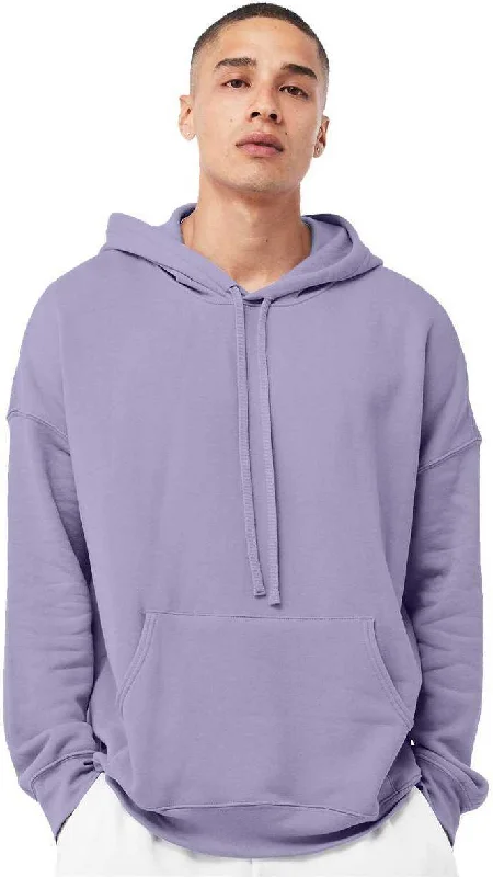 Super Deal Bella + Canvas 3729 Unisex Sponge Fleece Drop Shoulder Hoodie - Dark Lavender