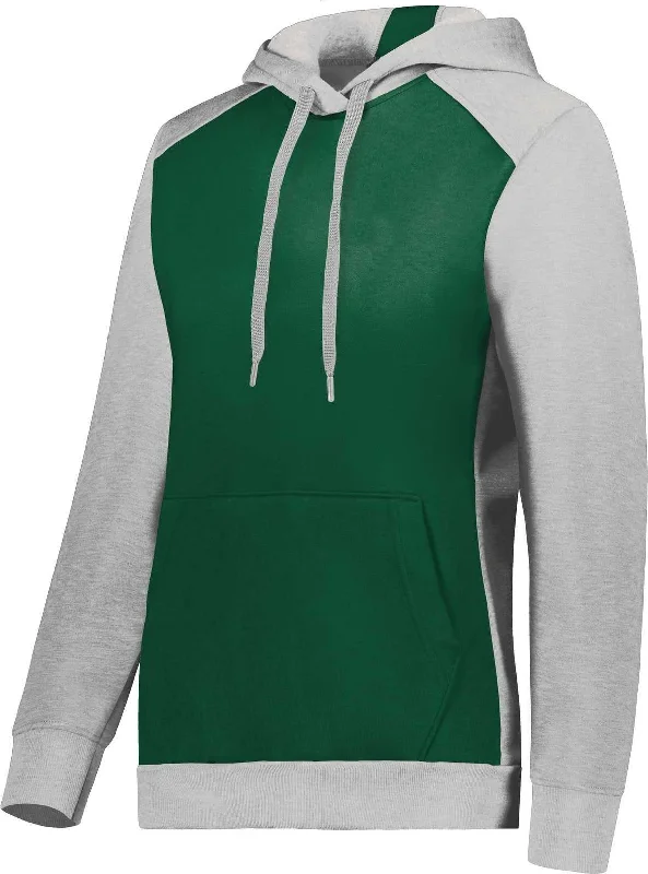 Unmissable Offer Augusta 6867 Ladies Three-Season Fleece Pullover Hoodie - Dark Green Gray Heather Unmissable Offer Augusta 6867 Ladies Three-Season Fleece Pullover Hoodie - Dark Green Gray Heather