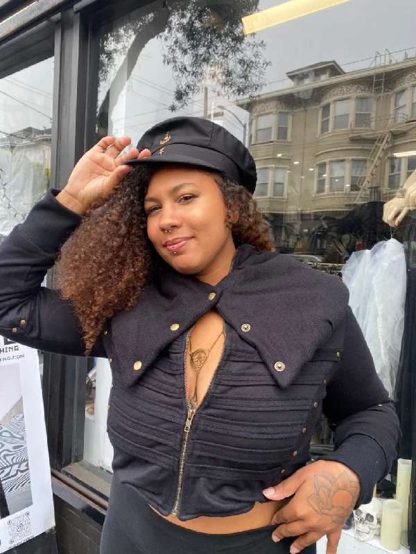 Major Savings RESTOCKED! Crop Puff Collar Jacket