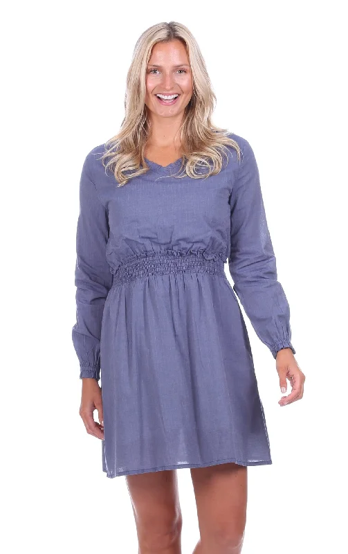 Seasonal Sale Maria Dress in Light Chambray
