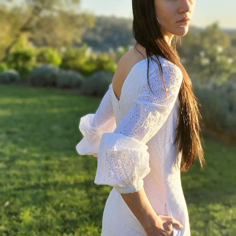 Loyalty Reward Bubble Sleeve Shift Dress
