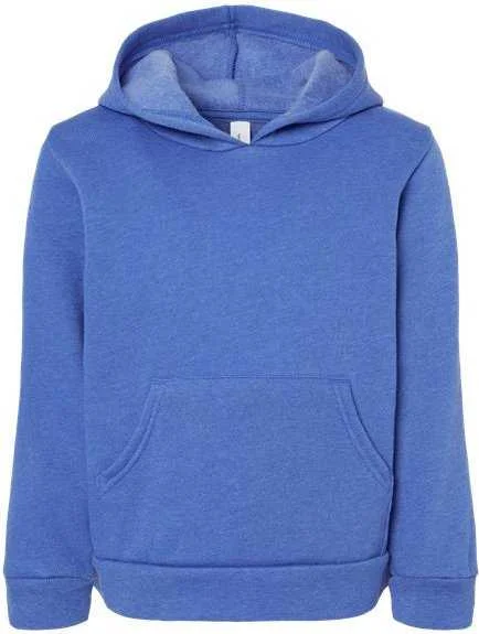 Shop and Save Bella + Canvas 3719T Toddler Sponge Fleece Pullover Hoodie - Heather True Royal Shop and Save Bella + Canvas 3719T Toddler Sponge Fleece Pullover Hoodie - Heather True Royal