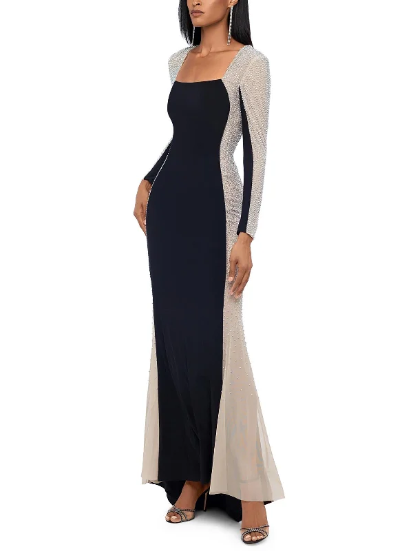 Year-End Sale Womens Embellished Special Occasion Evening Dress