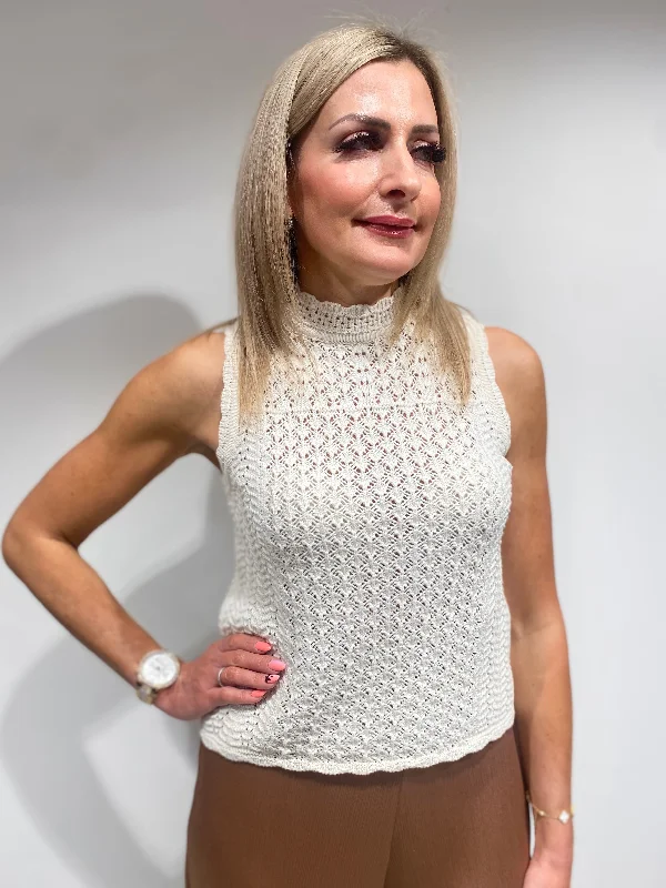 Savings Alert Decano Crochet Tank Top