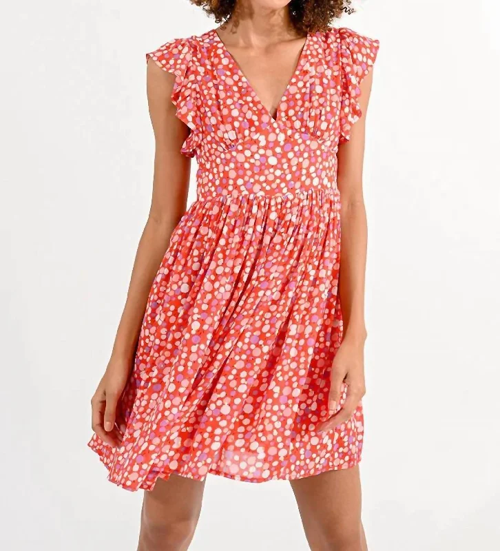 Discount Deals Ladies Woven Dress In Multi