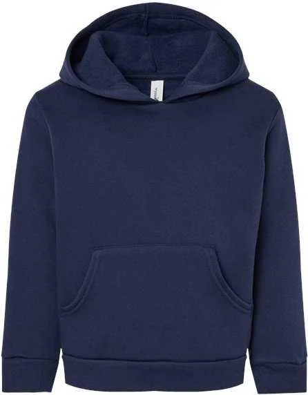 Special Price Bella + Canvas 3719T Toddler Sponge Fleece Pullover Hoodie - Navy