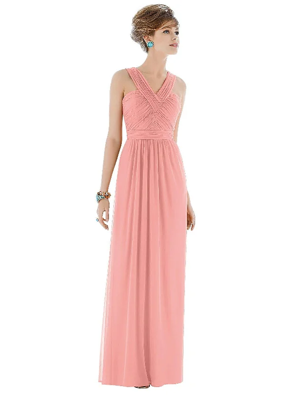 Blowout Sale Maxi Chiffon Sleeveless Halter Dress