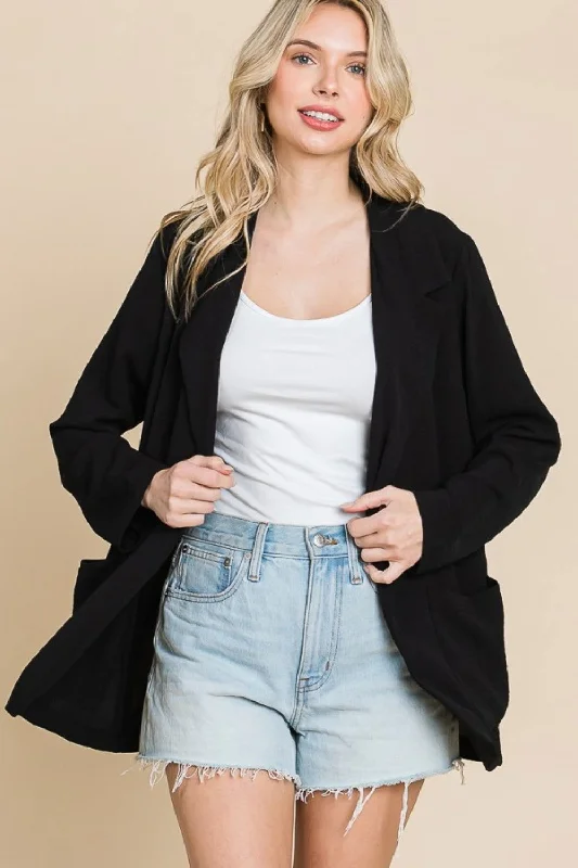 Big Discounts Culture Code One Button Long Sleeve Blazer with Pockets