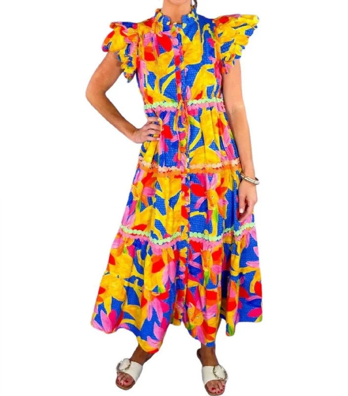 Overstock Beau Maxi Dress In Baywatch