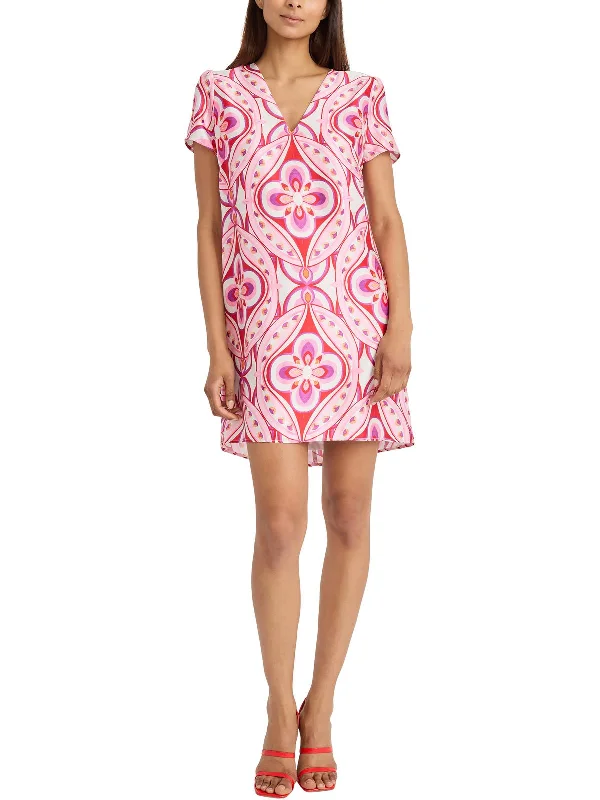 Savings Event Womens Printed Party Mini Dress