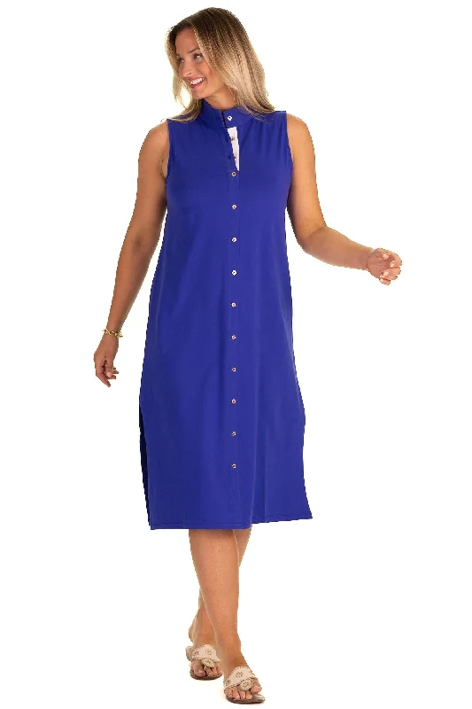 New Markdowns The Midi Kerry Dress in Bright Blue