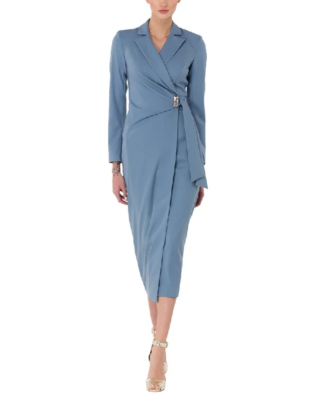 Steals and Deals BGL Wool-Blend Midi Dress