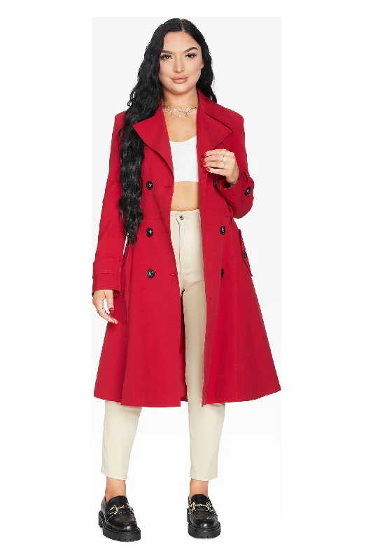 Discount Extravaganza De La Creme Fashions Spring Summer Double Breasted Trench Coat